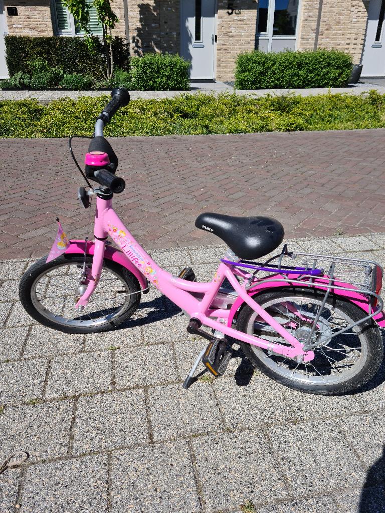 Puky kinderfiets Prinzessin Lillifee 16 inch, Ophalen, Terugtraprem, 16 tot 20 inch, Puky