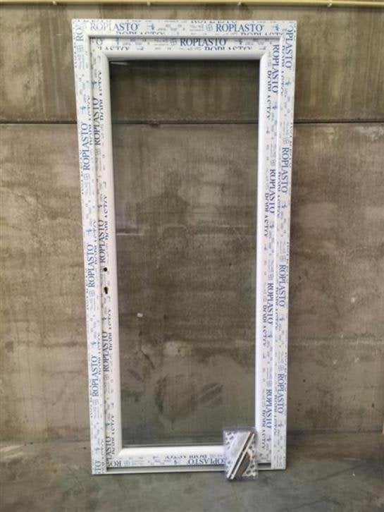 Kunststof buitendeur 98 x 215 volledig glas, Doe-het-zelf en Verbouw, Deuren en Horren, Nieuw, Buitendeur, 200 tot 215 cm, 80 tot 100 cm