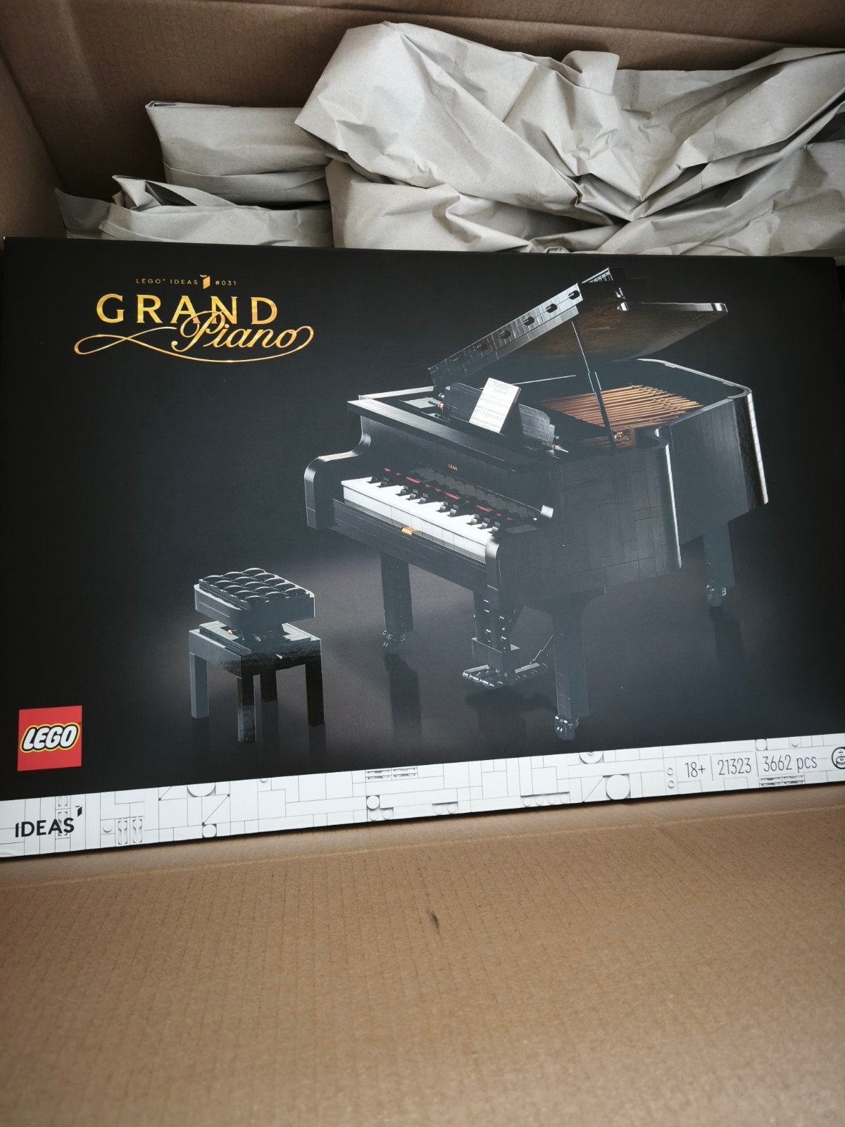 LEGO Ideas 21323 Grand Piano - Nieuw in doos, Kinderen en Baby's, Speelgoed | Duplo en Lego, Compleet, Lego, Nieuw, Ophalen of Verzenden