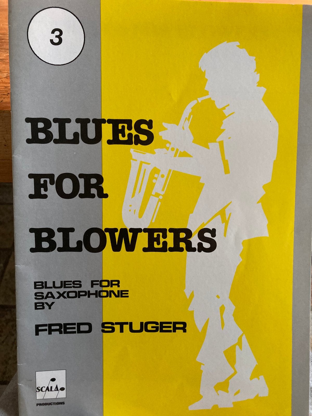 Blues for Blowers deel 3, Fred Stuger voor saxofoon solo, Gebruikt, Saxofoon, Overige soorten, Ophalen of Verzenden