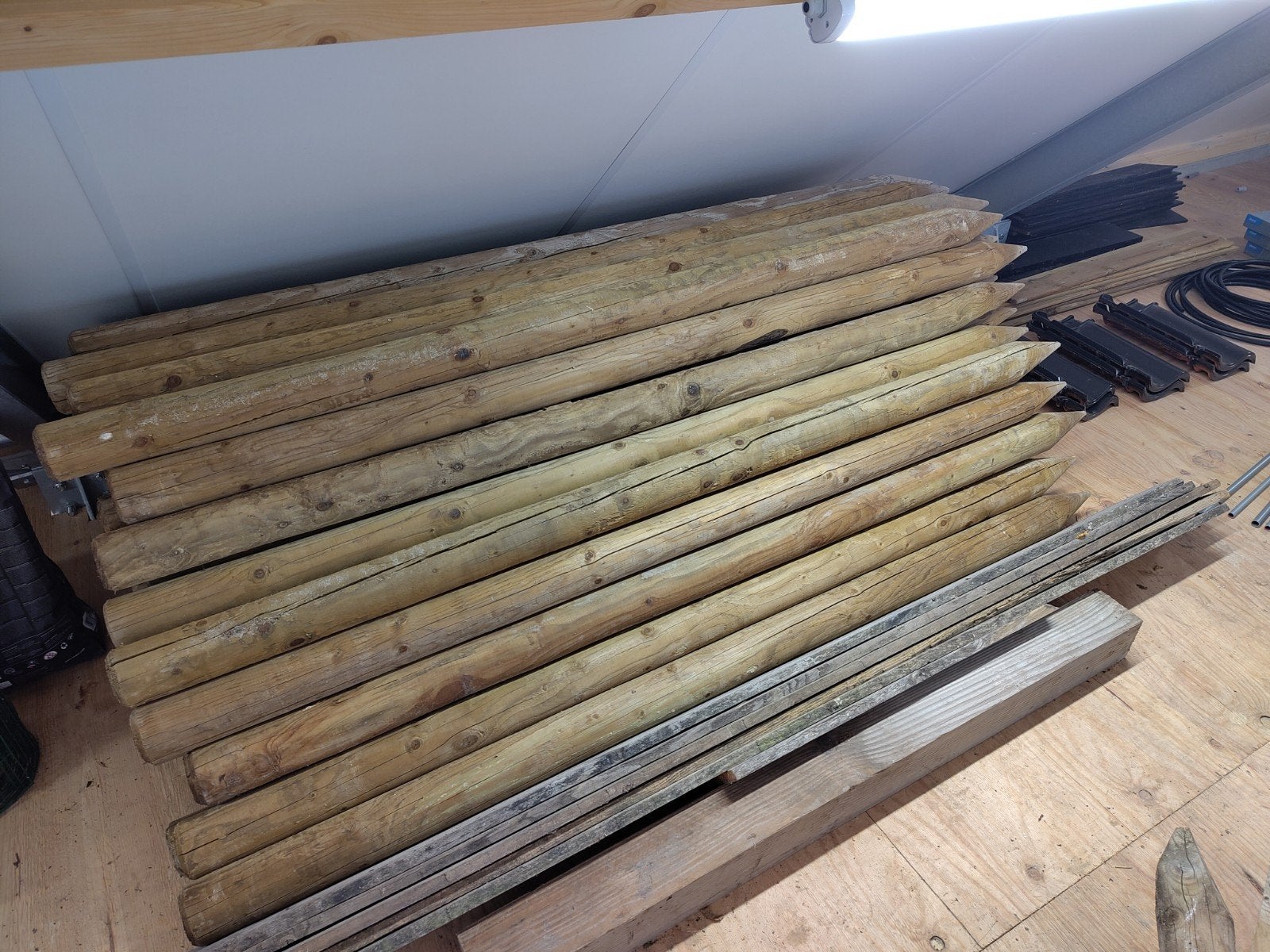 Afrastering nieuwe weidepalen tana 200cm (10cm dikte), Weidegang