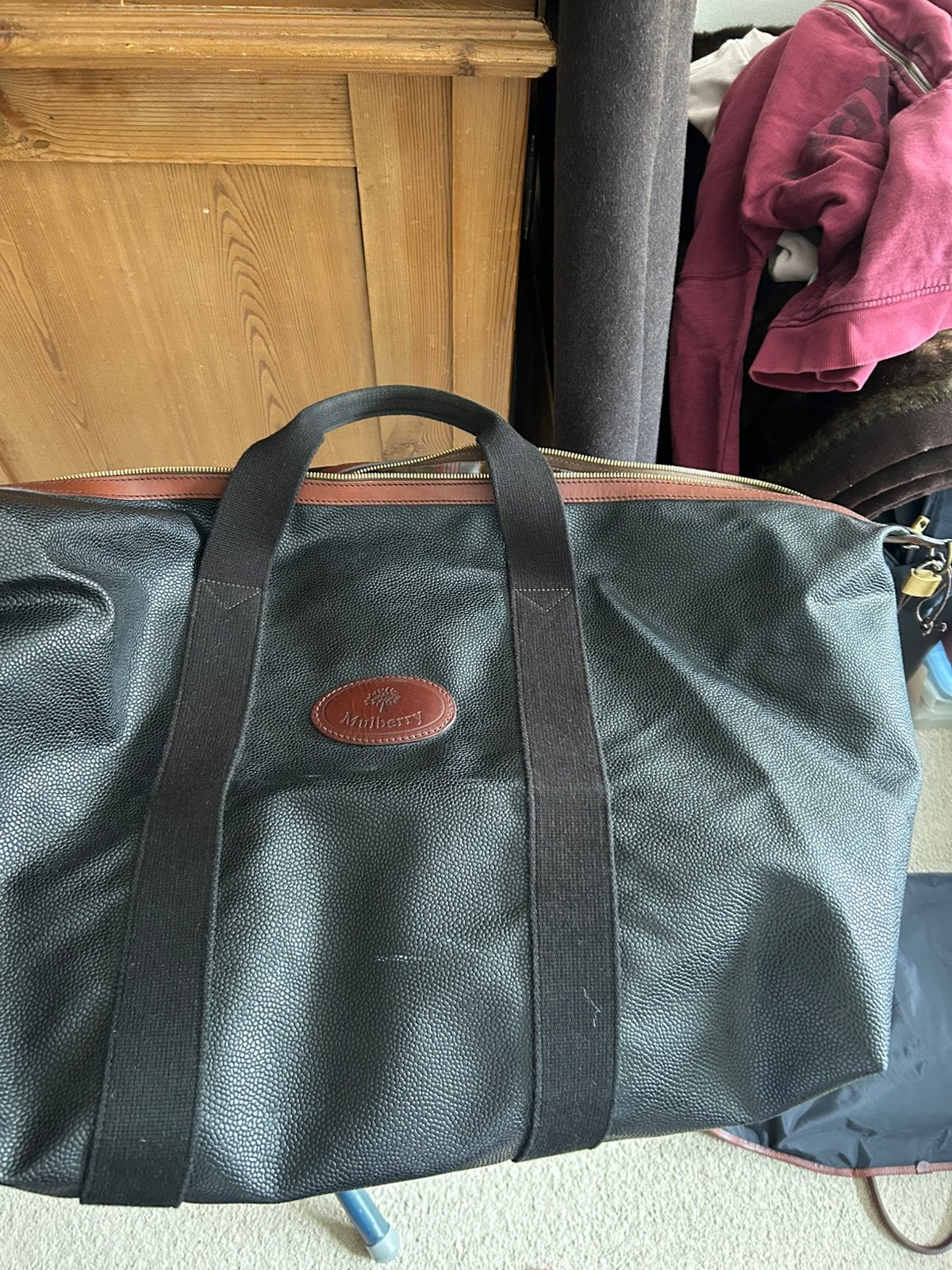 Mulberry reistas en kledinghoes, Sieraden, Tassen en Uiterlijk, Tassen | Reistassen en Weekendtassen, Ophalen, 30 cm of meer, Gebruikt
