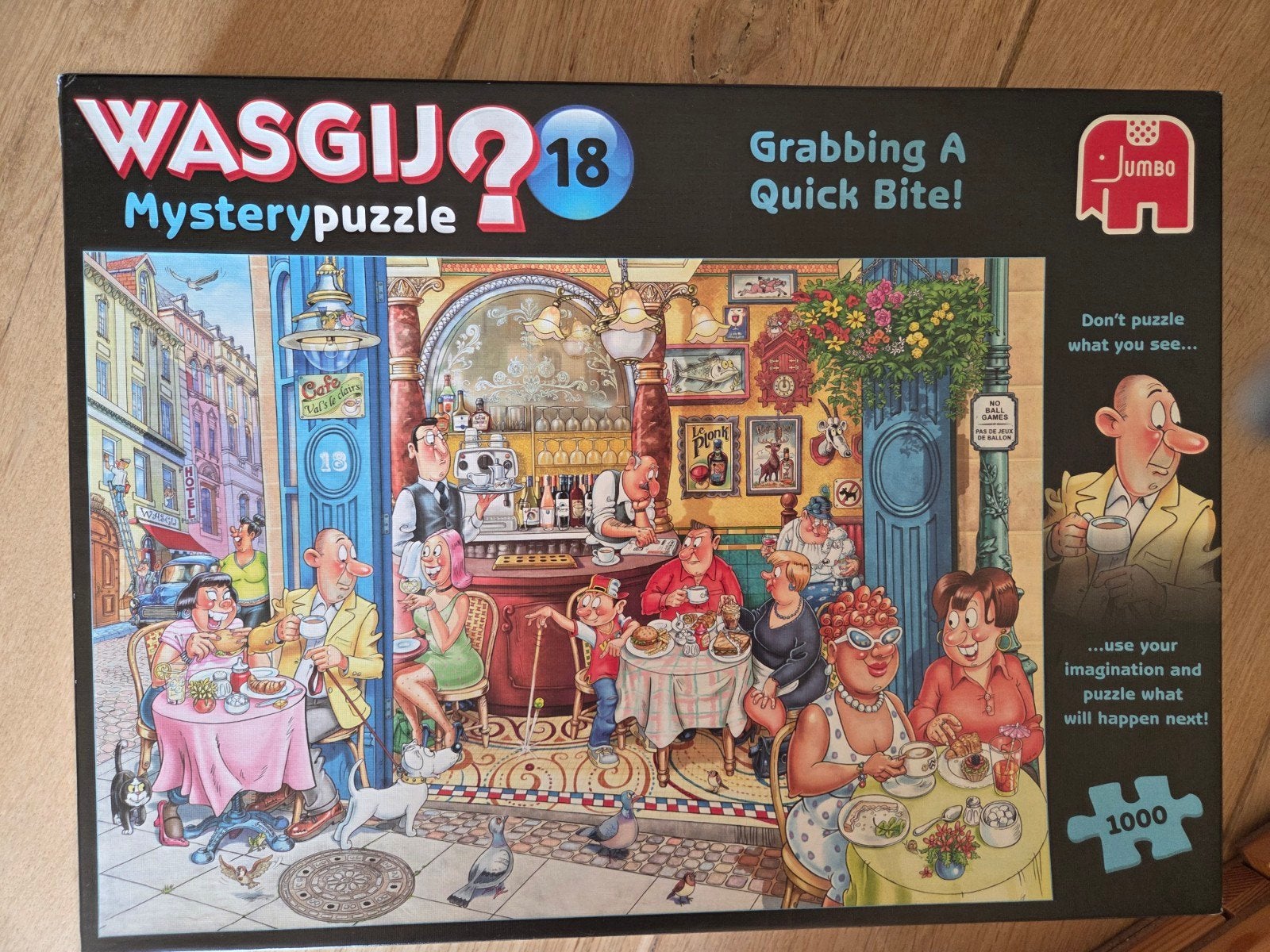 Wasgij puzzel 18 Snel een hapje pakken (1000 stukjes), Ophalen of Verzenden