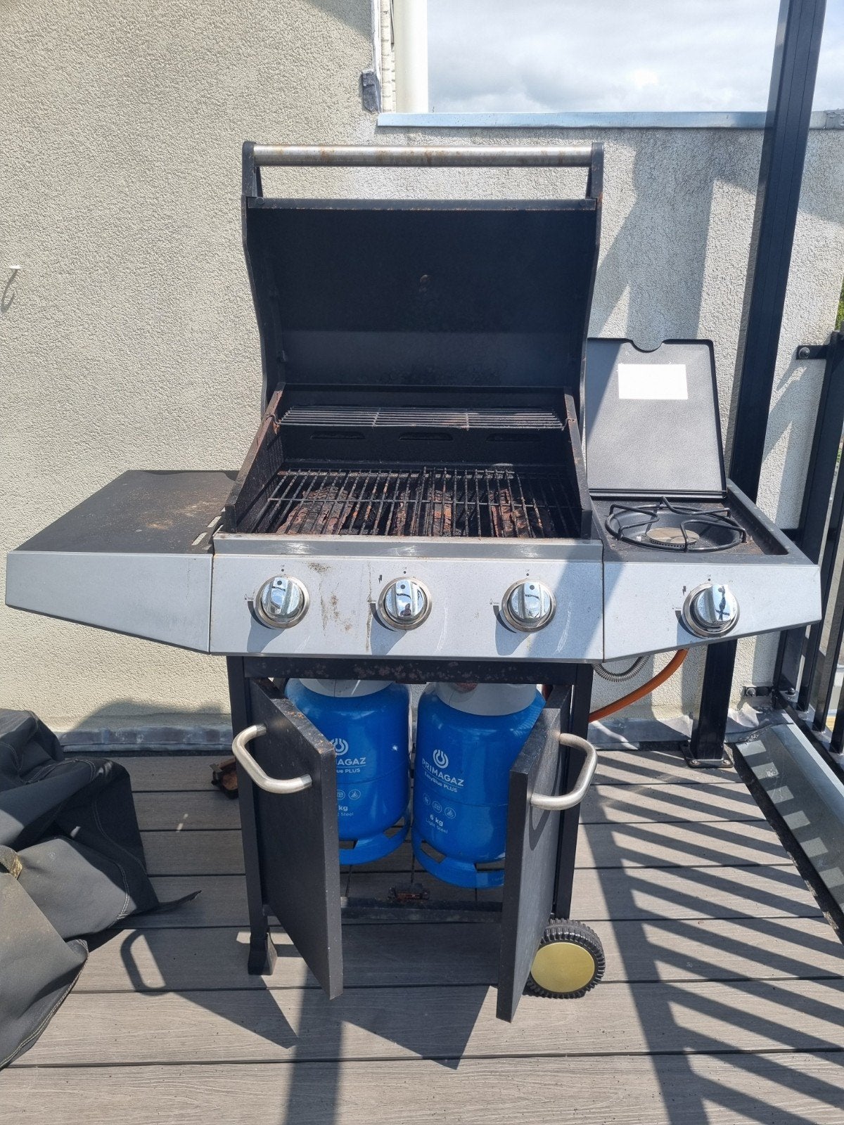 Gratis gasbarbecue ophalen – Handson Boston 3 branders, Ophalen, Gebruikt