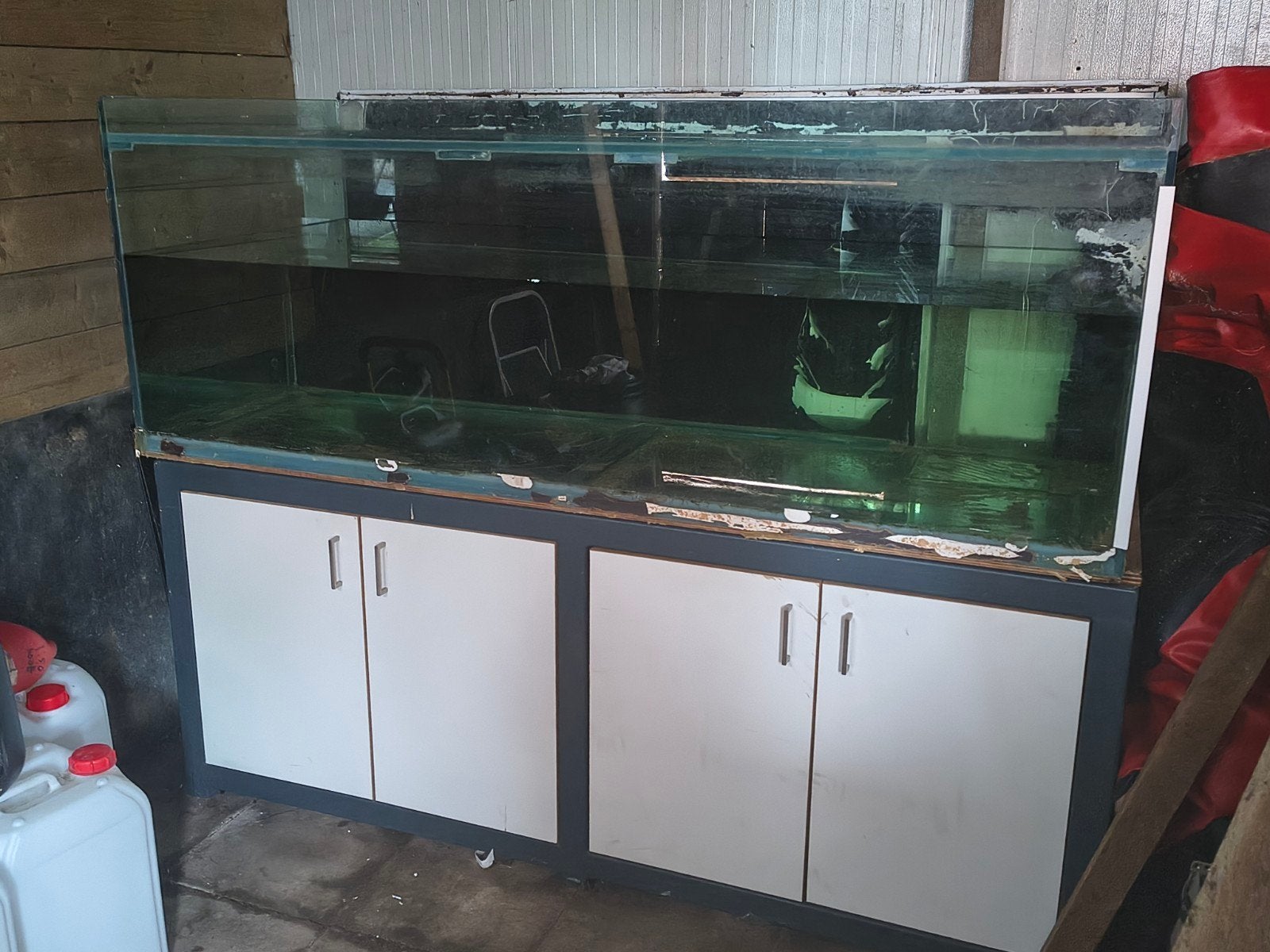 mooi groot aquarium, Dieren en Toebehoren, Ophalen, Inclusief deksel, Gebruikt, Leeg aquarium