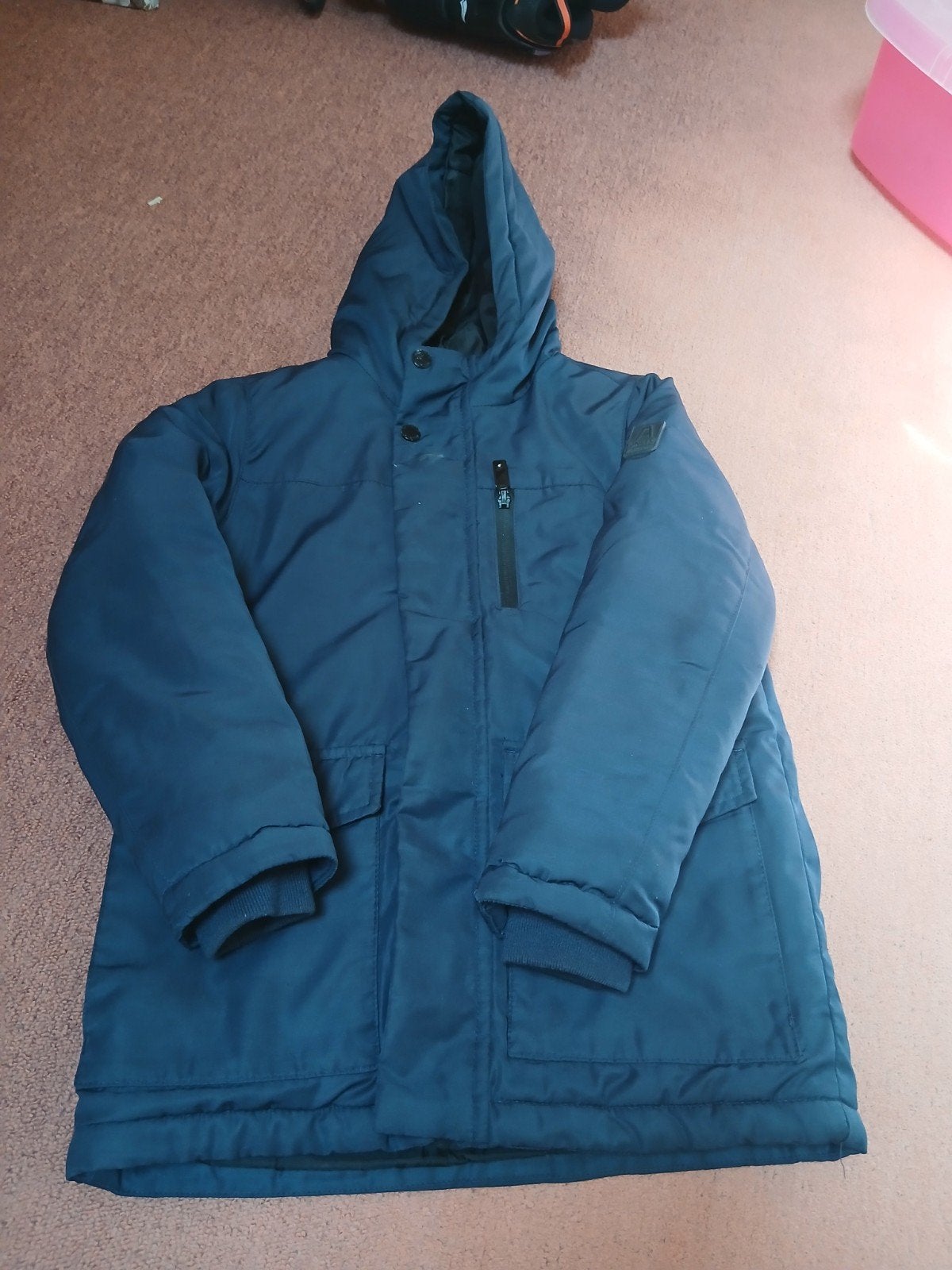 Winterjas jongens maat 128, Terstal, Ophalen of Verzenden, Zo goed als nieuw, Jongen