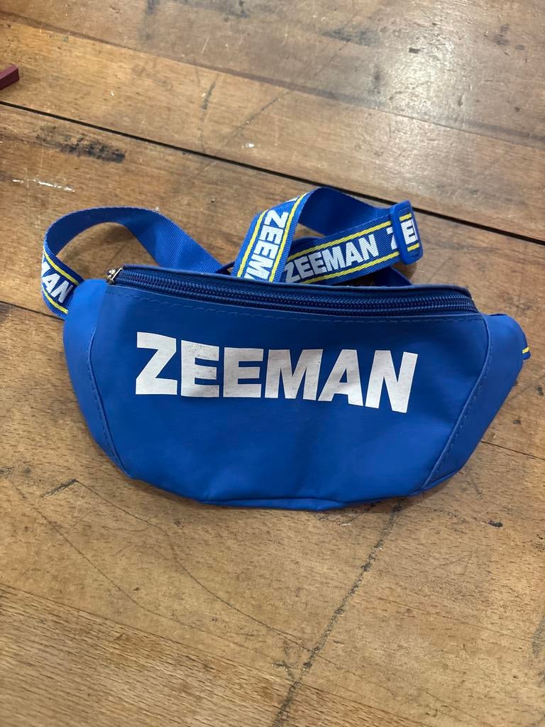Zeeman Fanny Pack Heuptasje - Blauw met Wit Logo, Overige merken, B, N, Blauw