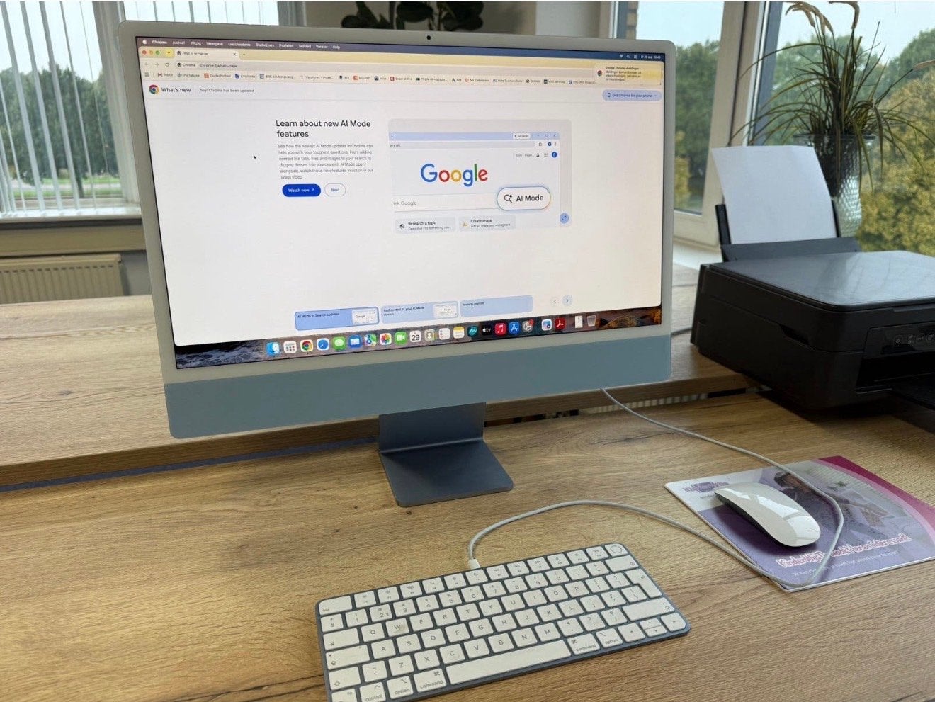Apple iMac 24-inch (2021) M1, 8GB RAM, 512GB SSD, Gebruikt, IMac, 3 tot 4 Ghz, 8 GB