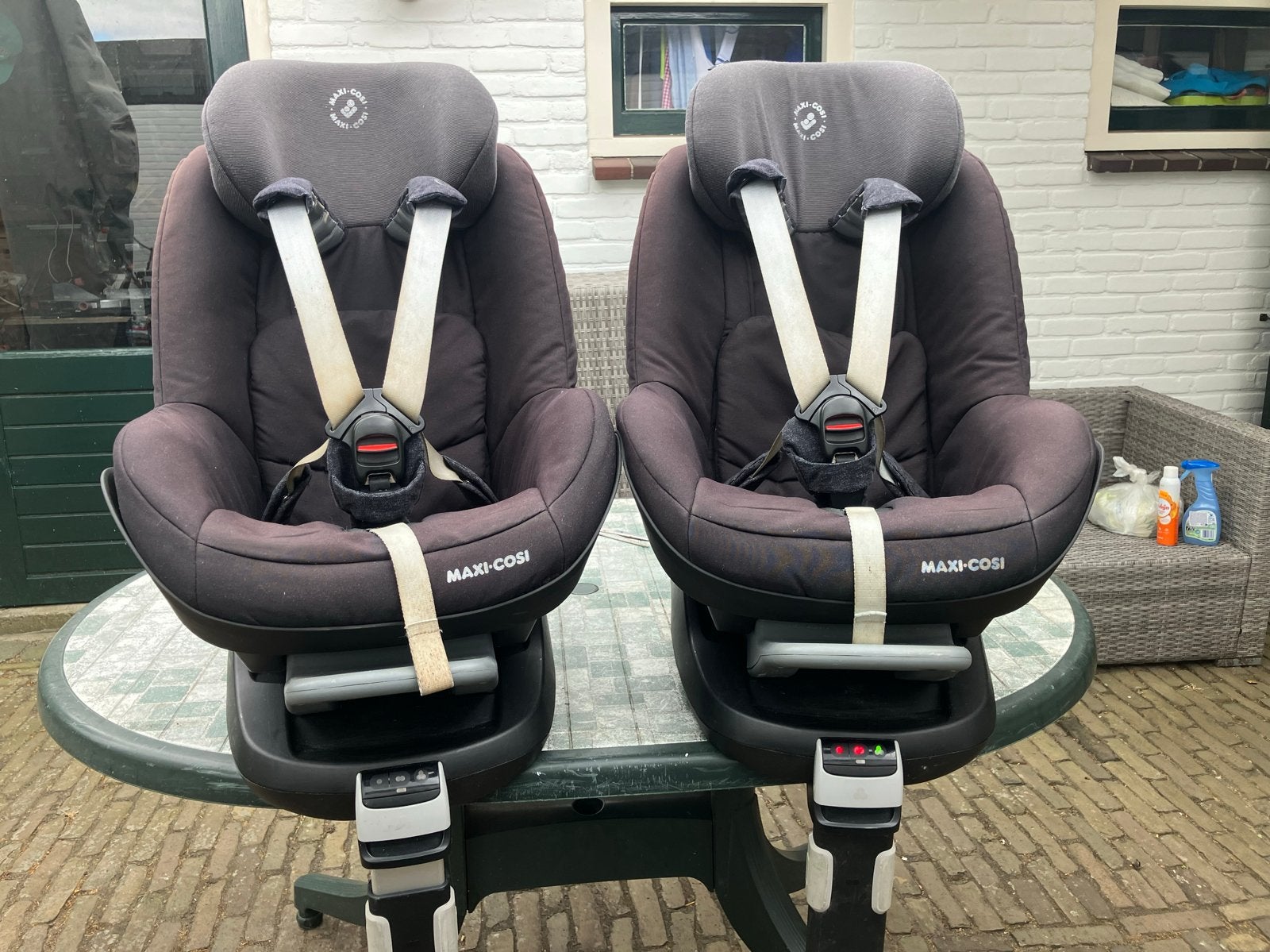 2x Maxi-Cosi FamilyFix autostoel met Isofix, Kinderen en Baby's, Autostoeltjes, Ophalen, Gebruikt, Zijbescherming, Isofix
