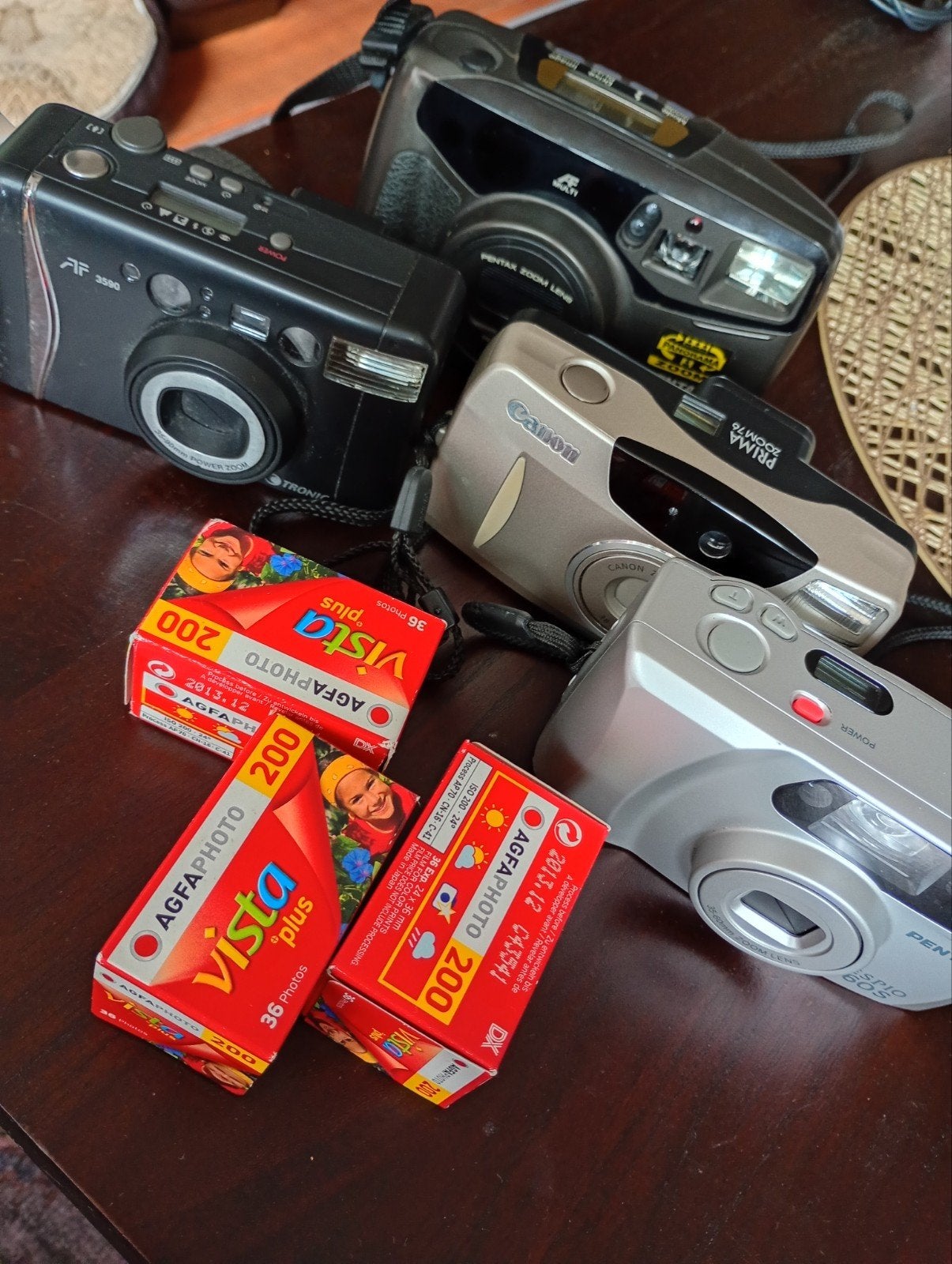compact foto camera's, Ophalen of Verzenden, Compact, Pentax