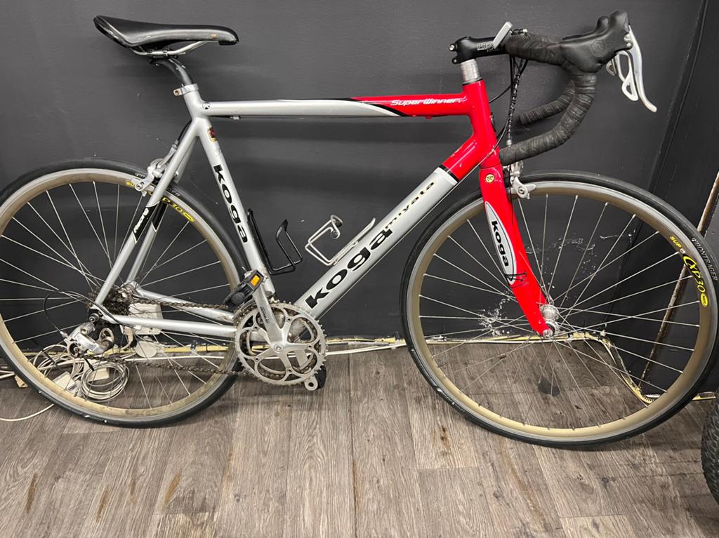 Koga miyata racefiets 58 cm h, Fietsen en Brommers, Fietsen | Racefietsen, Gebruikt, Staal, Ophalen of Verzenden, 57 tot 61 cm