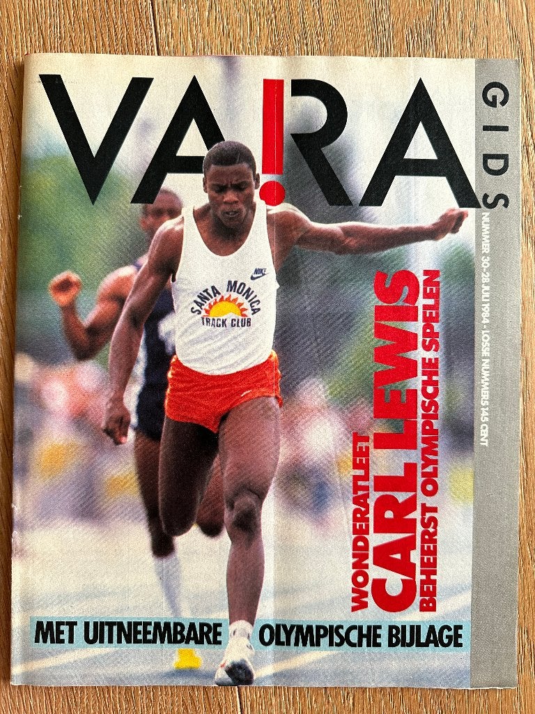 VARA Gids 28 juli 1984, met Olympische Spelen, Prince, Boeken, Ophalen of Verzenden, Gelezen, Sport en Vrije tijd