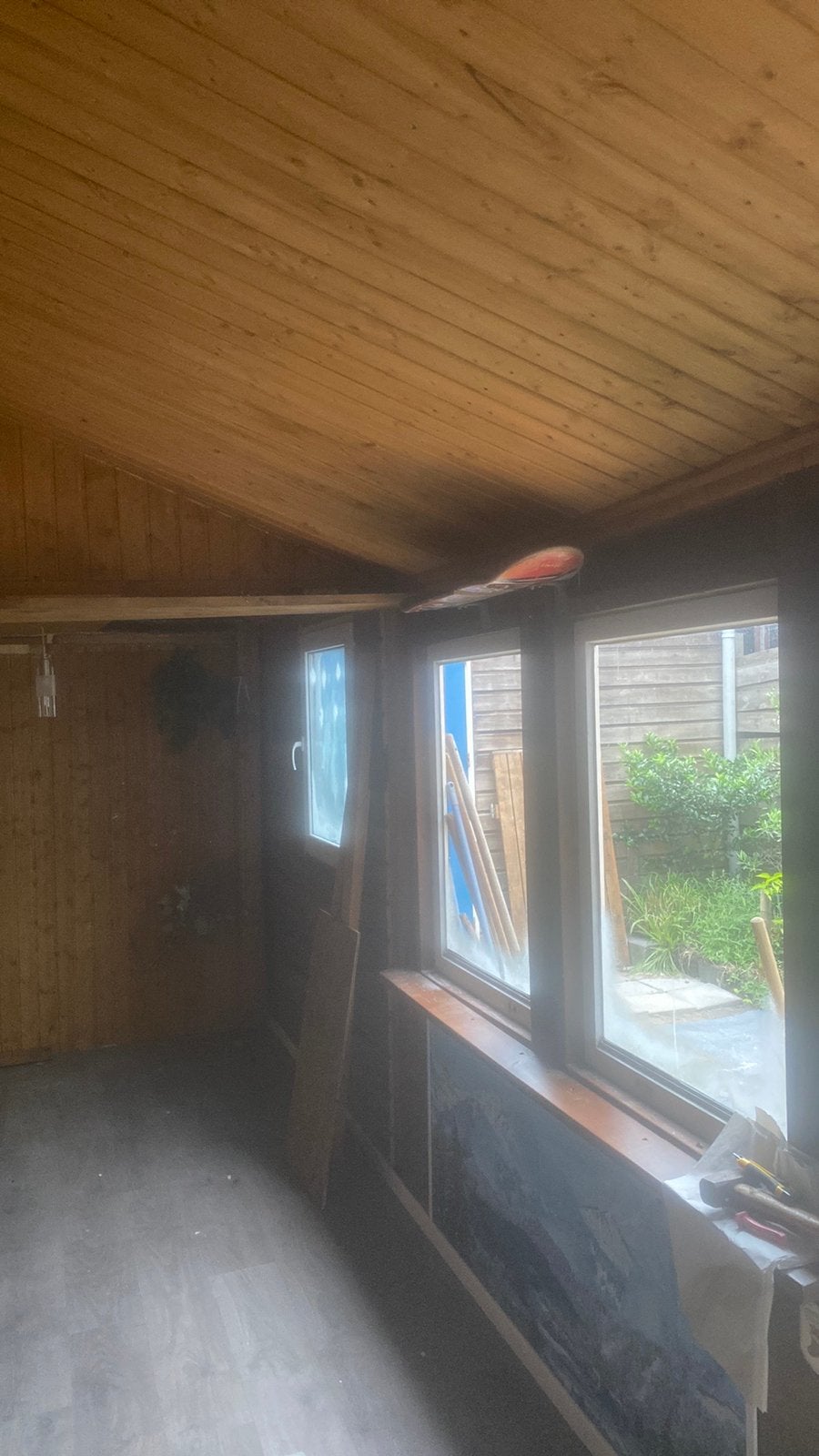 Schuur 6 x 3,50, Ophalen, 3 ramen of meer, Schuur, 500 cm of meer