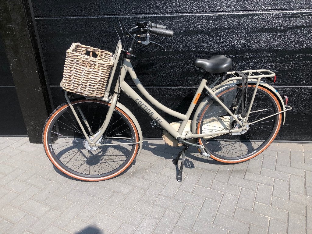 Dames fiets cortina, Fietsen en Brommers, Fietsen | Dames | Damesfietsen, Terugtraprem, Gebruikt, 47 tot 50 cm, Versnellingen