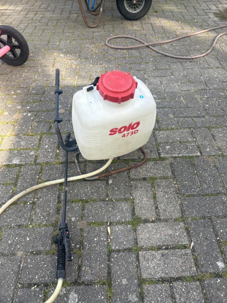Solo 473D Rugspuit - krijg niet op druk, Ophalen of Verzenden, Onkruidbestrijding