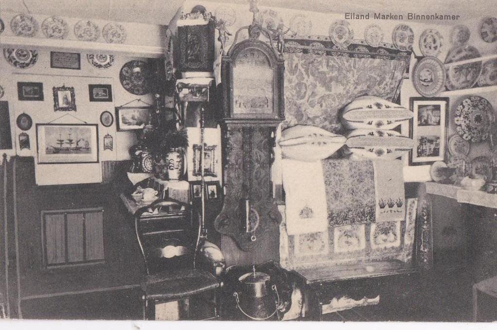 eiland marken  binnenkamer  begin 1900, Ophalen of Verzenden, Voor 1920, Noord-Holland