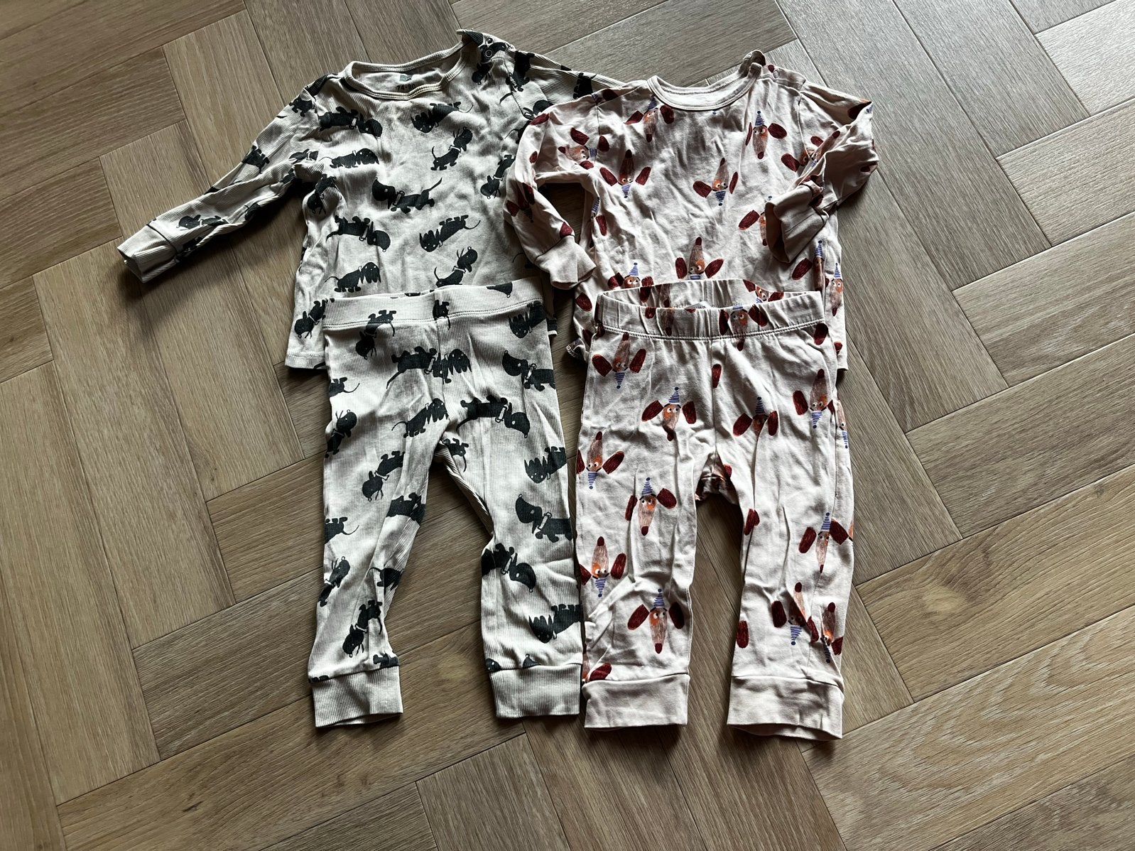 HEMA pyjama's maat 74/80 (Takkie & hondjes), Ophalen of Verzenden, Gebruikt, Jongetje of Meisje, Nacht- of Onderkleding