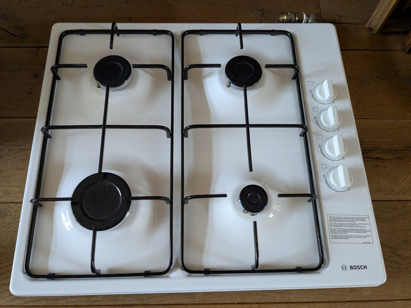 Bosch gasstel / kookplaat, Ophalen, Vrijstaand, Gas, 4 kookzones