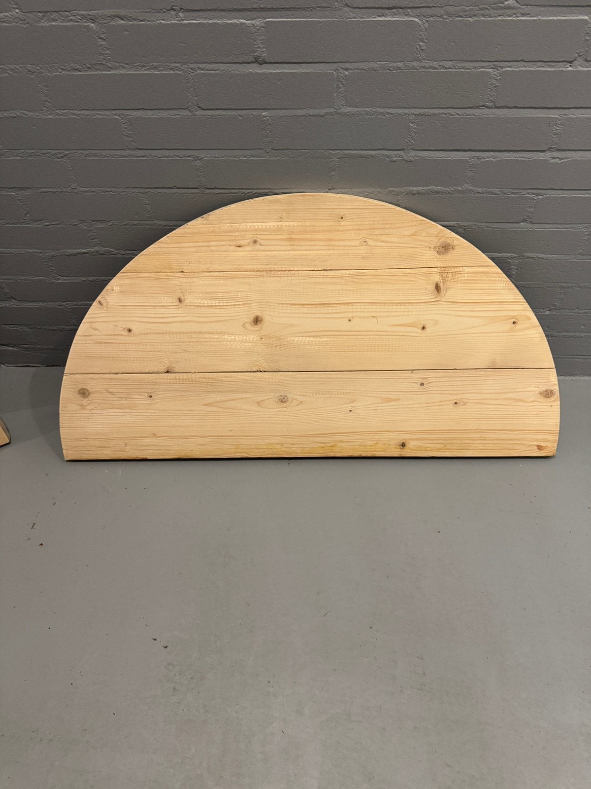 Hout halve ronde blad - steigerhout, Doe-het-zelf en Verbouw, Hout en Planken, Ophalen, 25 tot 50 mm, Zo goed als nieuw, Plank