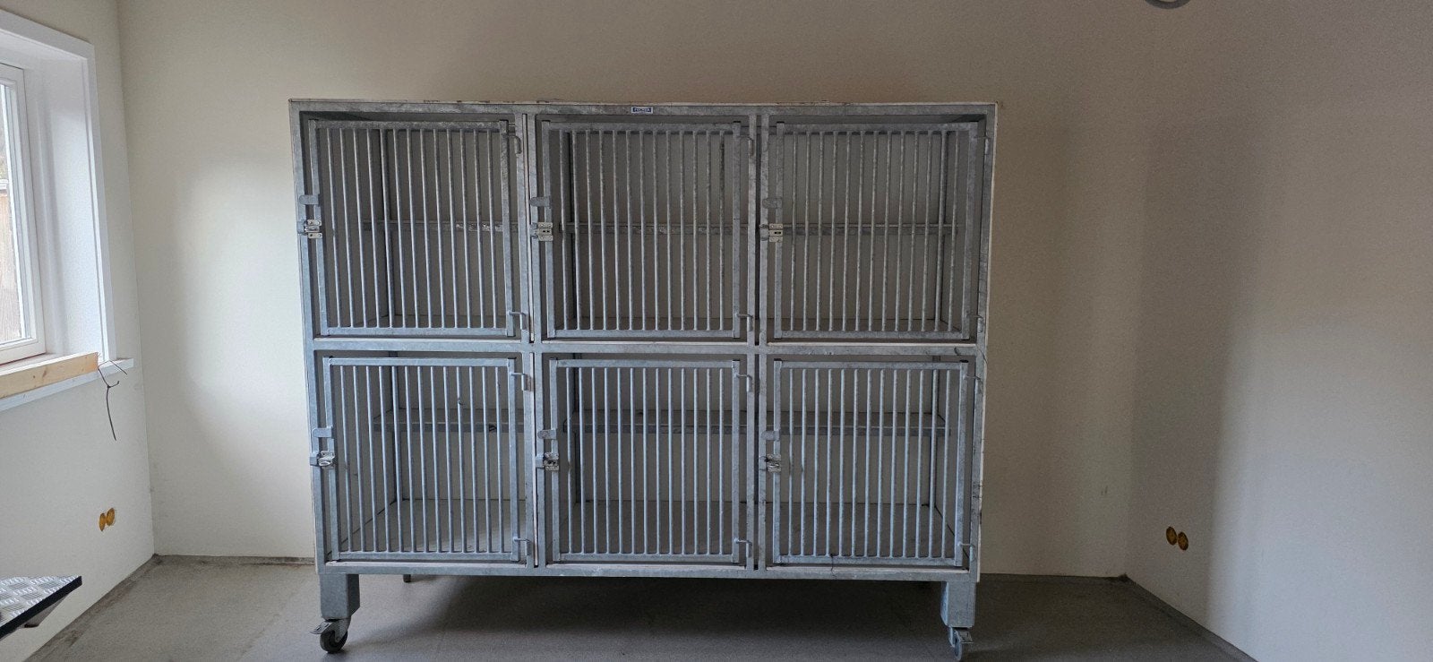 6 vaks honden / katten verblijven kennels, Ophalen, Gebruikt