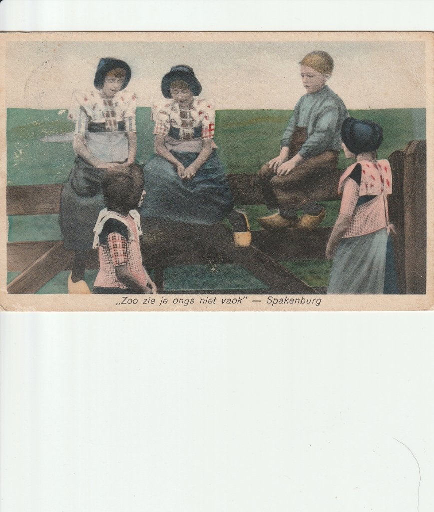 SPAKENBURG KLEDERDRACHT, Verzenden, 1920 tot 1940, Gelopen, Utrecht