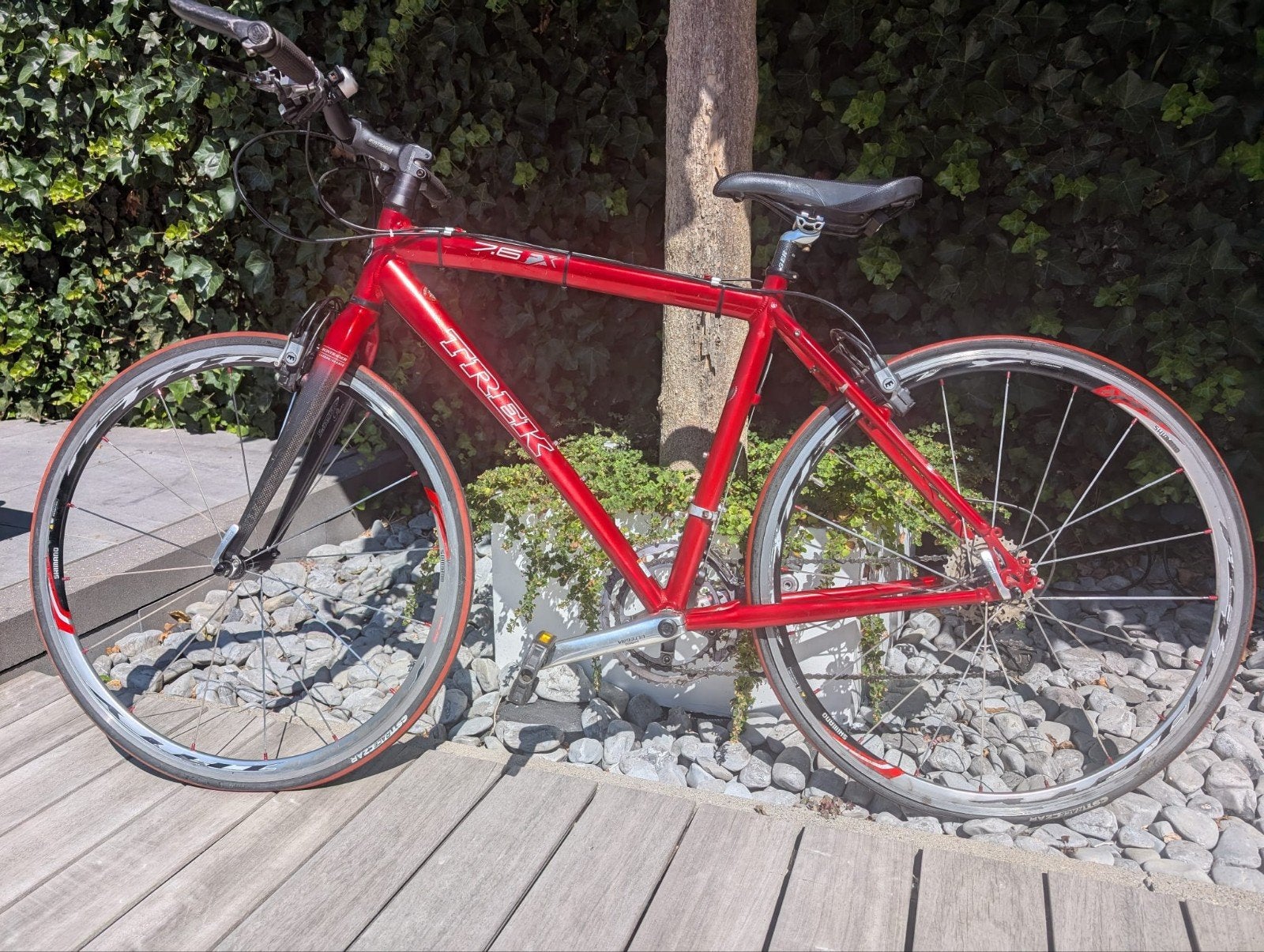 Trek 7.6 FX Racefiets, Fietsen en Brommers, Fietsen | Racefietsen, 28 inch, Gebruikt, Aluminium, Meer dan 20 versnellingen