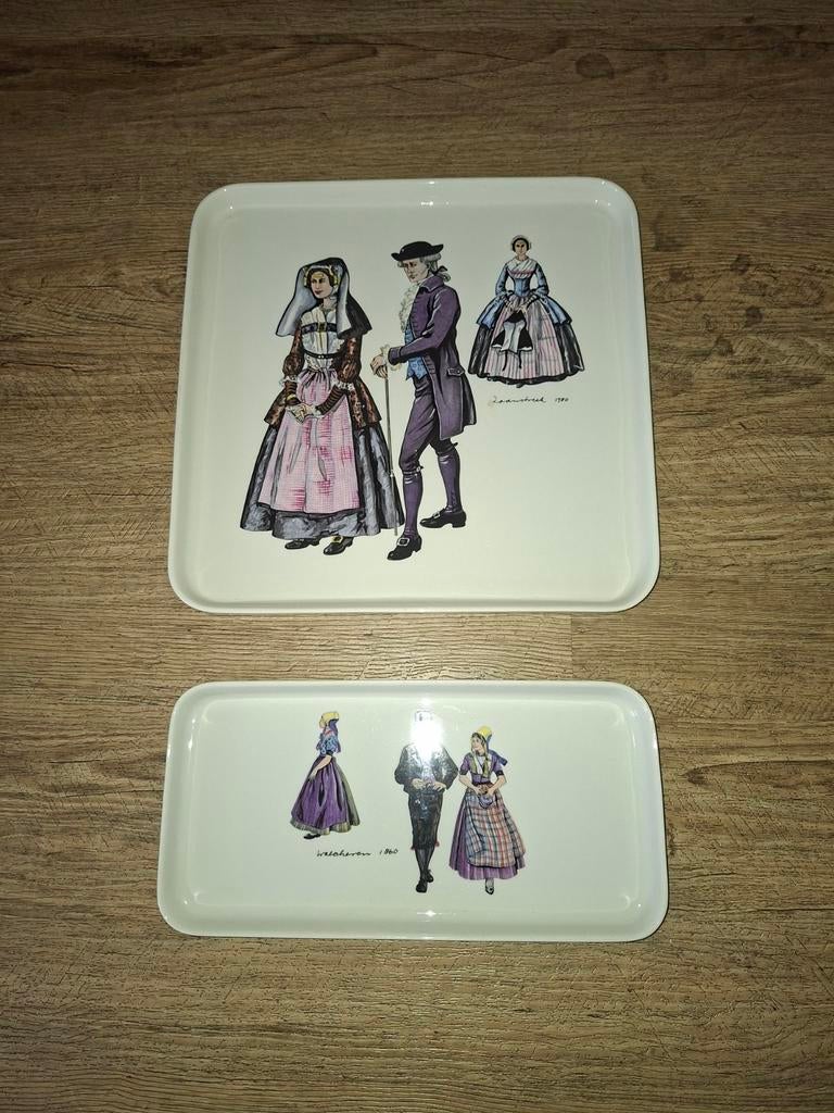 Villeroy & Boch gebaksbordjes en gebaksschaal, Ophalen, Gebruikt, Porselein, Bord(en)