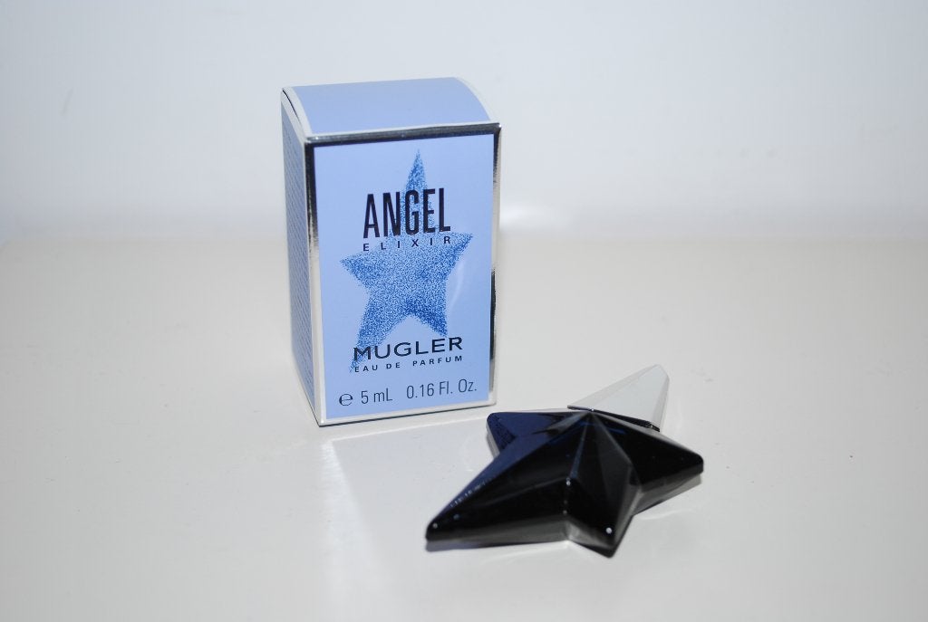 Miniatuur Angel Mugler Elixir, Verzamelen, Ophalen of Verzenden, Zo goed als nieuw, Miniatuur, Gevuld