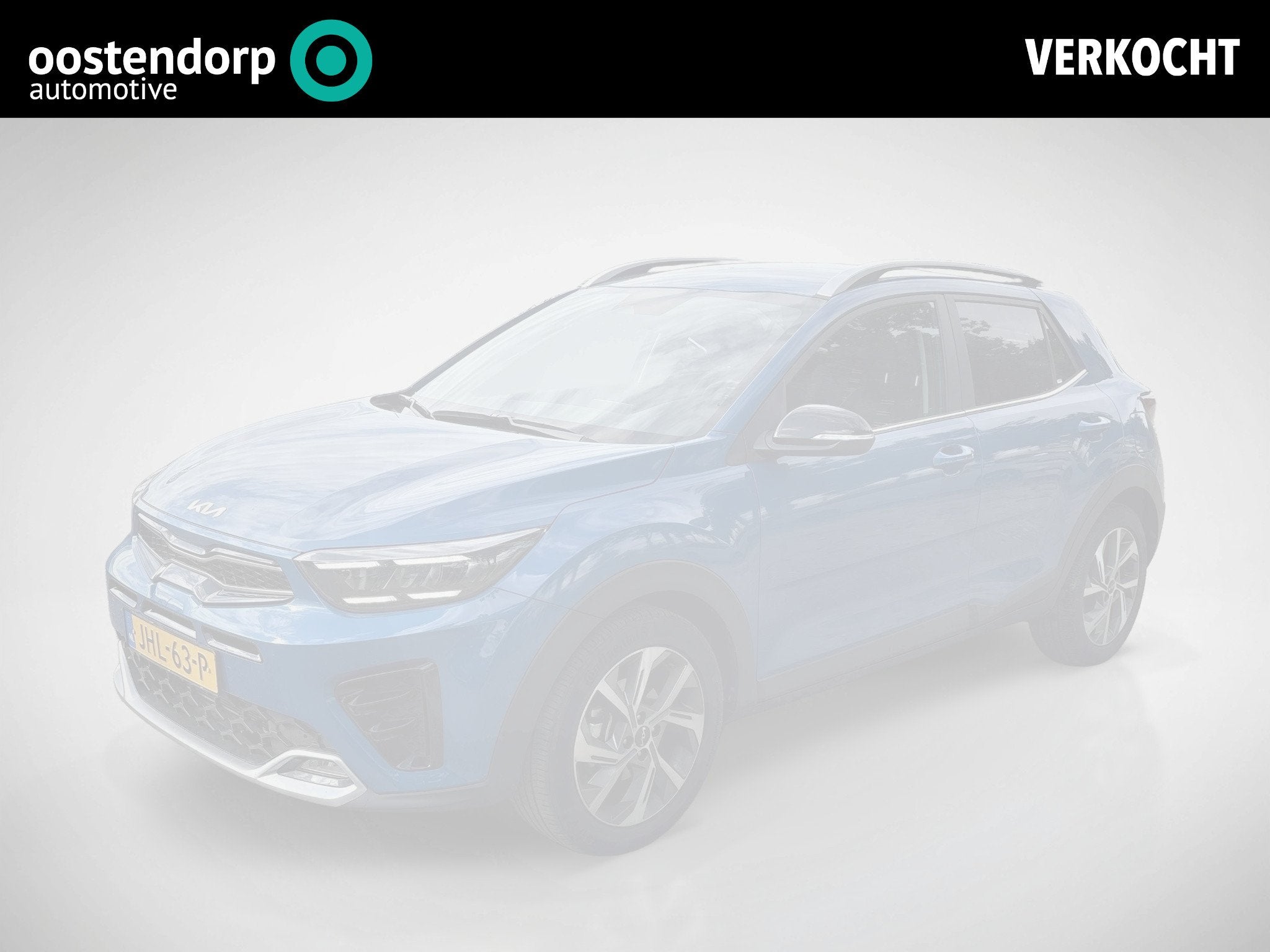 Kia Stonic 1.0 T-GDi MHEV GT-Line | Stoel stuurver | 17inch, Auto's, Kia, 12 maanden, Euro 6, Blauw, Leder en Stof