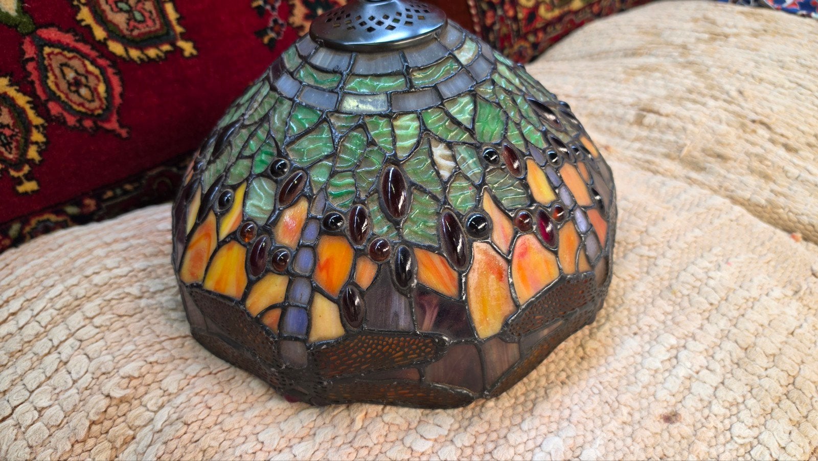 Tiffany-stijl Libelle Hanglamp - Glas-in-lood, Ophalen of Verzenden