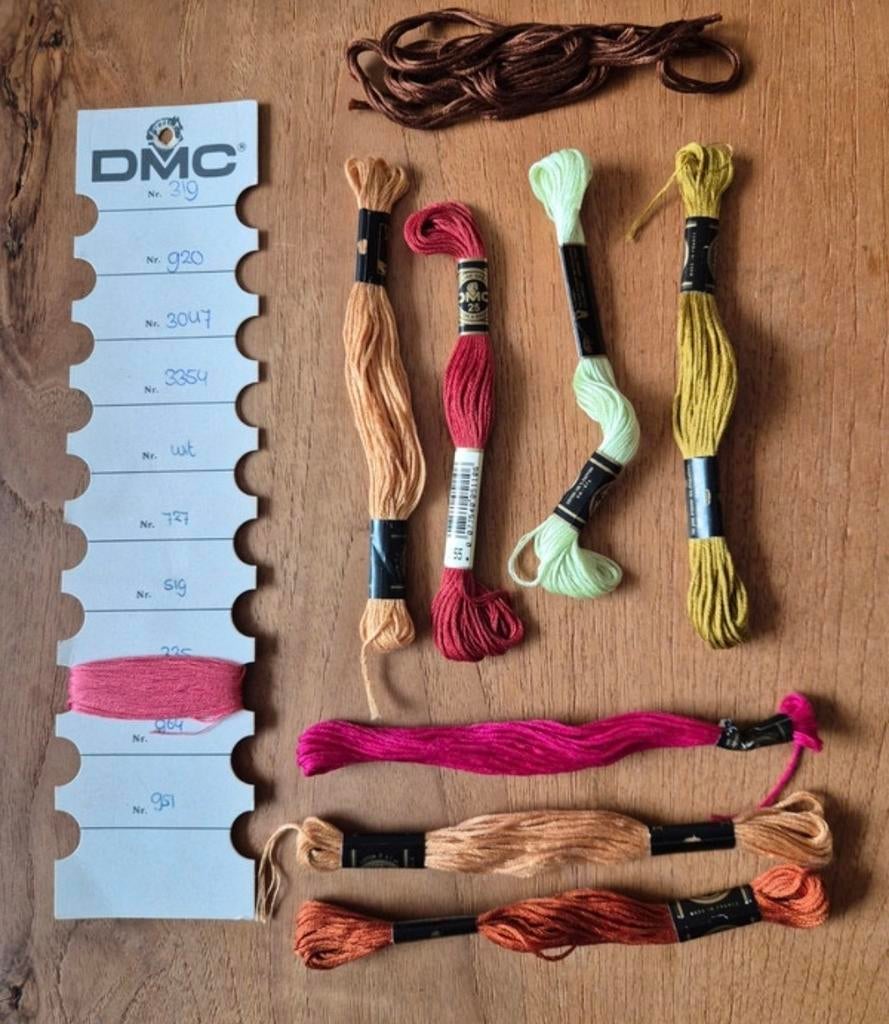 DMC borduurzijde nieuwe strengen - diverse kleuren, Ophalen of Verzenden, Nieuw, Handborduren, Borduurgaren of Zijde