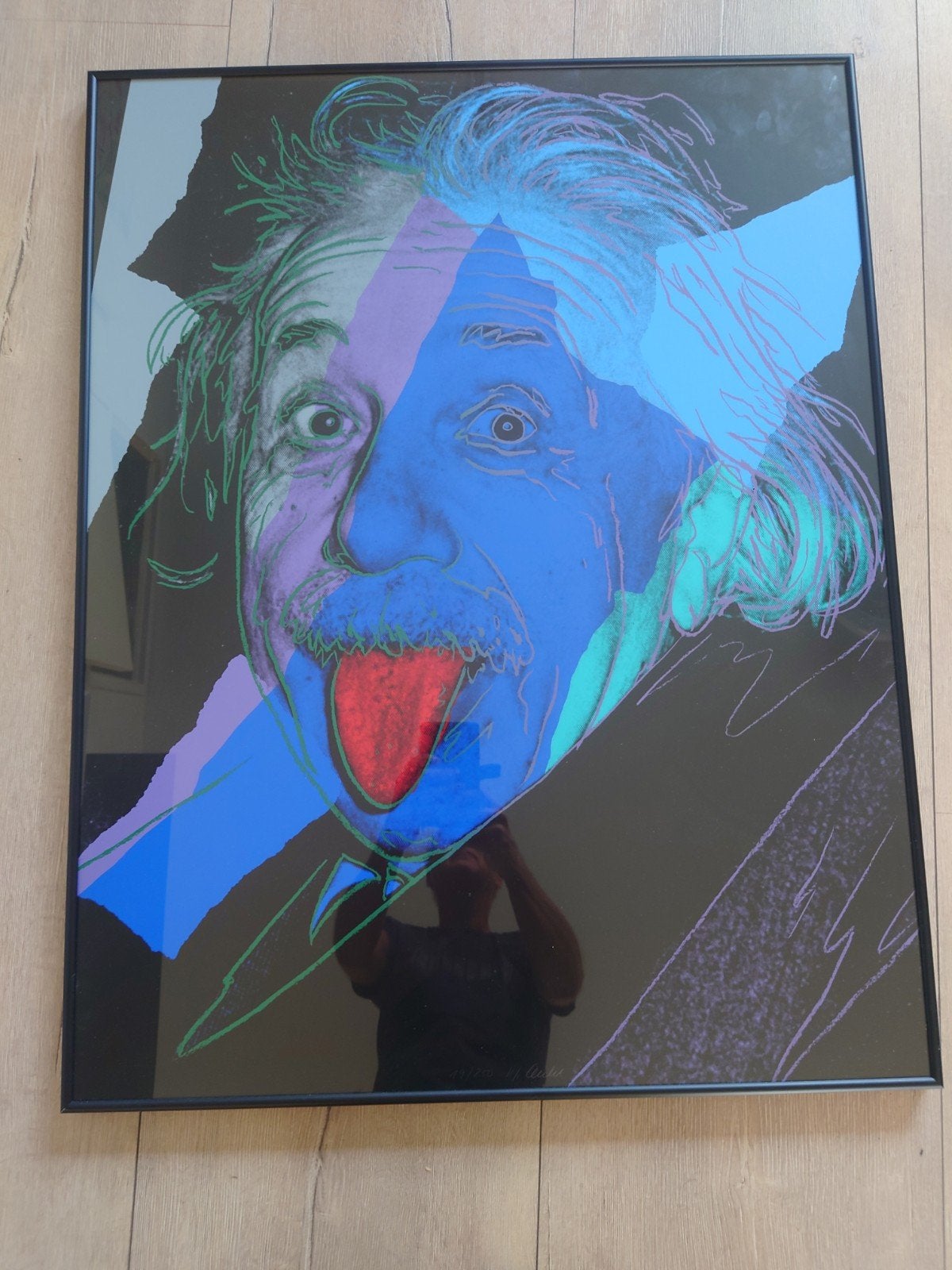 Pop Art Zeefdruk Albert Einstein - Gelimiteerde Oplage, Ophalen, Papier/karton, Gelimiteerde oplage, Gemengde techniek