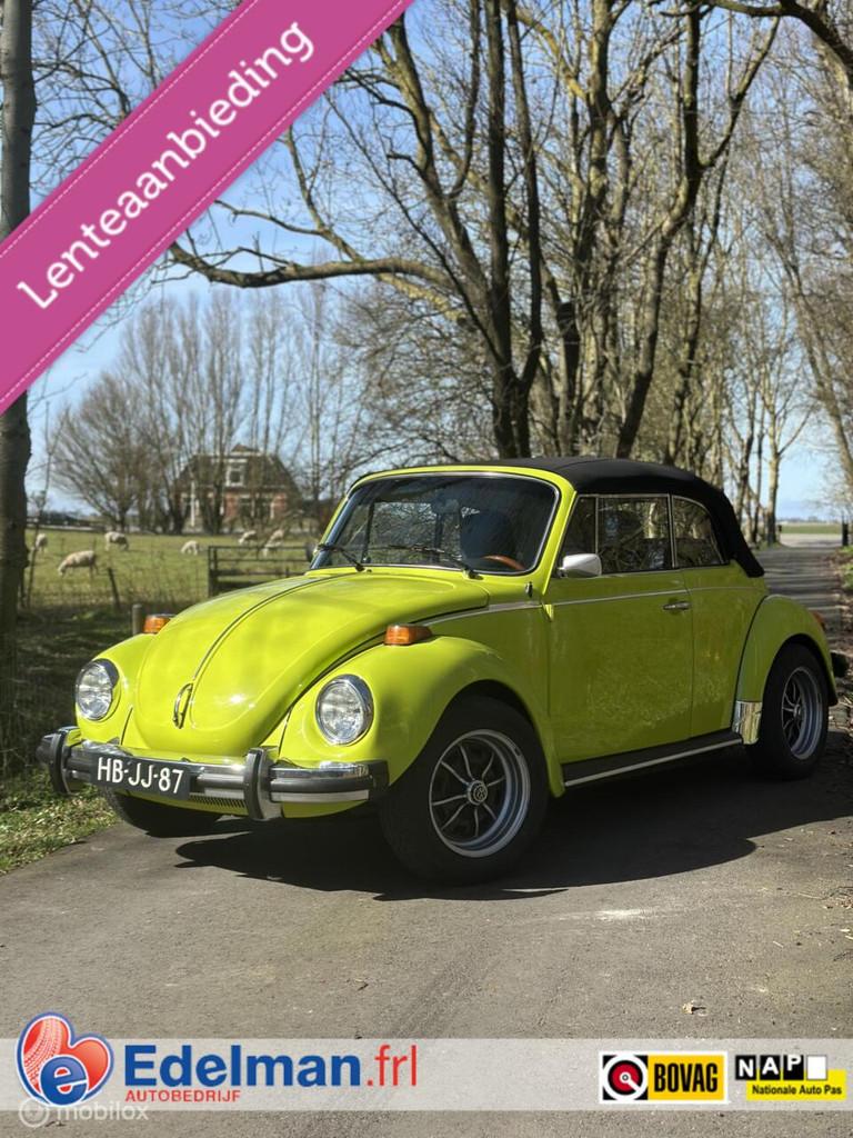 Volkswagen Kever Cabriolet 1303 LS | Karmann | Certificaat, Auto's, Oldtimers, Achterwielaandrijving, Cabriolet, Volkswagen, Bedrijf