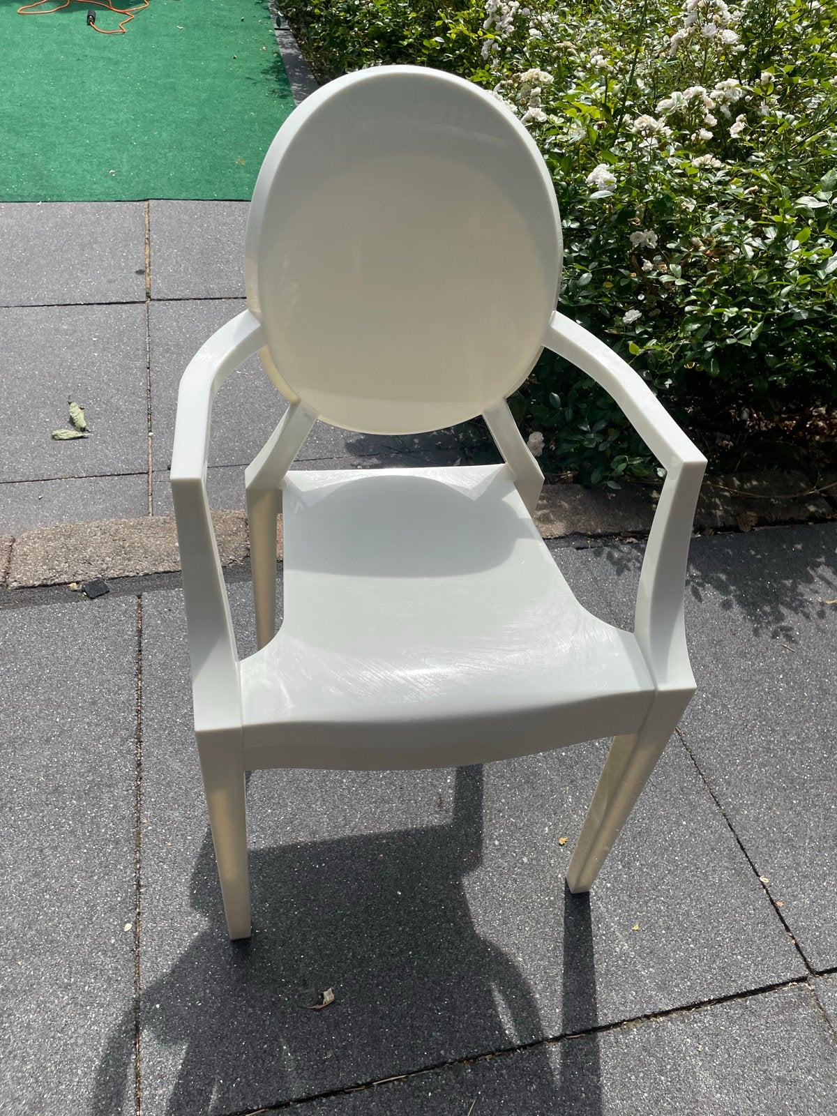 Kartell Lou Lou Ghost kinderstoel - Philippe Starck, Ophalen, Kunststof, Gebruikt, Wit