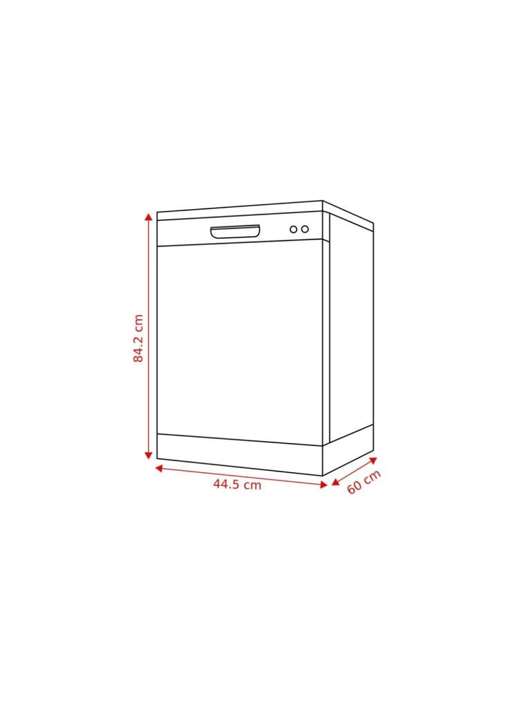 Dishwasher, Brand "OK"., Ophalen, Gebruikt, Minder dan 10 liter, Minder dan 45 cm