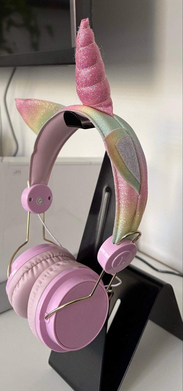 Leuke Eenhoorn Bluetooth Koptelefoon - Roze met Glitter, Audio, Tv en Foto, Koptelefoons, Overige merken, Verstelbaar, Roze, Ophalen of Verzenden