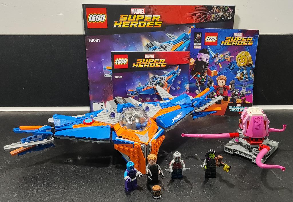 LEGO set 76081 – The Milano vs. The Abilisk – Compleet, Marvel, Lego, Ophalen of Verzenden, Compleet