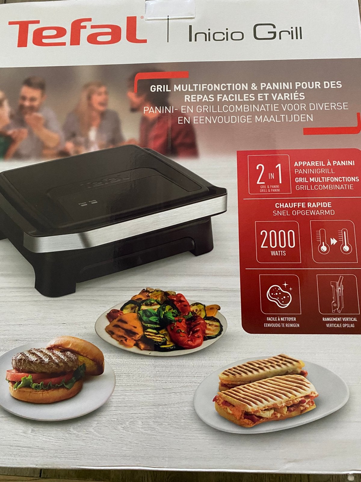 Tefal grill, Ophalen, Nieuw
