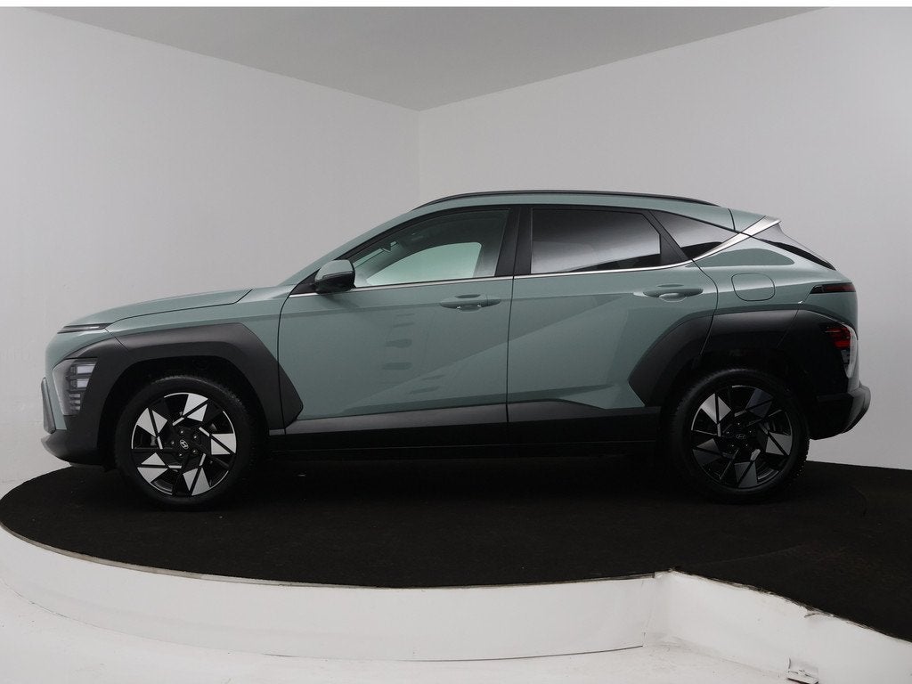 Hyundai KONA 1.6 GDI HEV Premium | Leder int. | Stoelverwarm, Auto's, Hyundai, 12 maanden, Gebruikt, Bedrijf, Adaptive Cruise Control