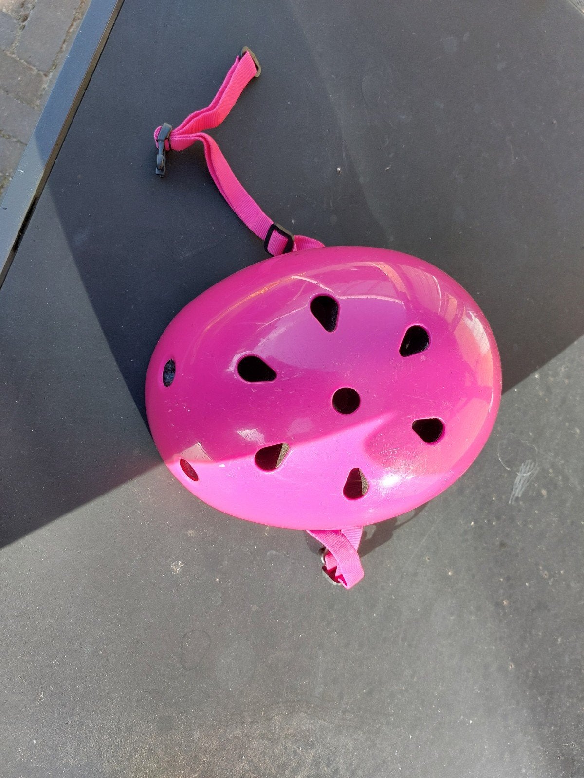 Oxelo Play 3 roze kinderhelm (50-54 cm), Fietsen en Brommers, Gebruikt, Meisje, Overige maten, Ophalen of Verzenden