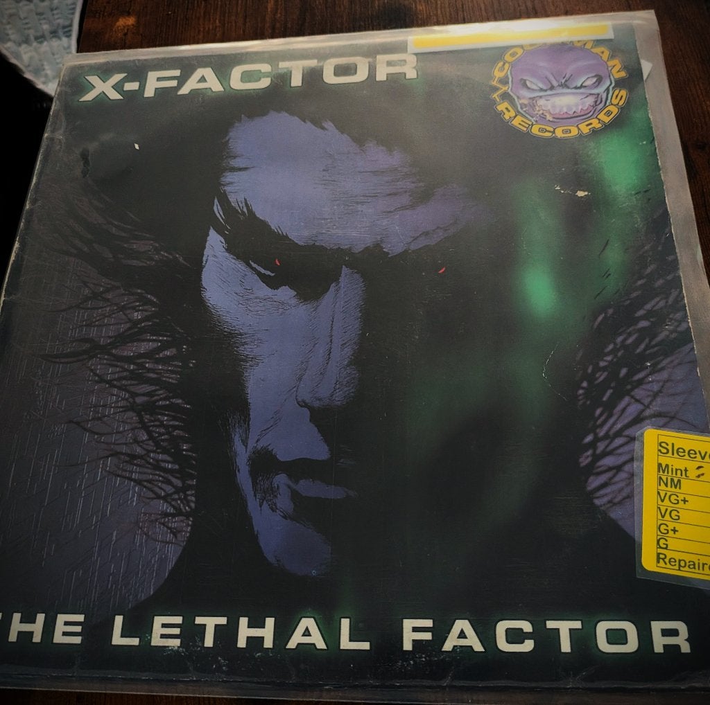 X-Factor - The Lethal Factor, Cd's en Dvd's, Vinyl | Dance en House, Gebruikt, Hardcore, Inclusief binnenhoes, Ophalen of Verzenden