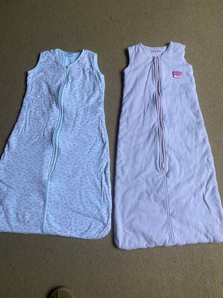 BAMBINO 2 slaapzakjes  100 cm en 110 cm, Kinderen en Baby's, Dekens, Slaapzakjes en Inbakerproducten, Gebruikt, Roze, Slaapzak
