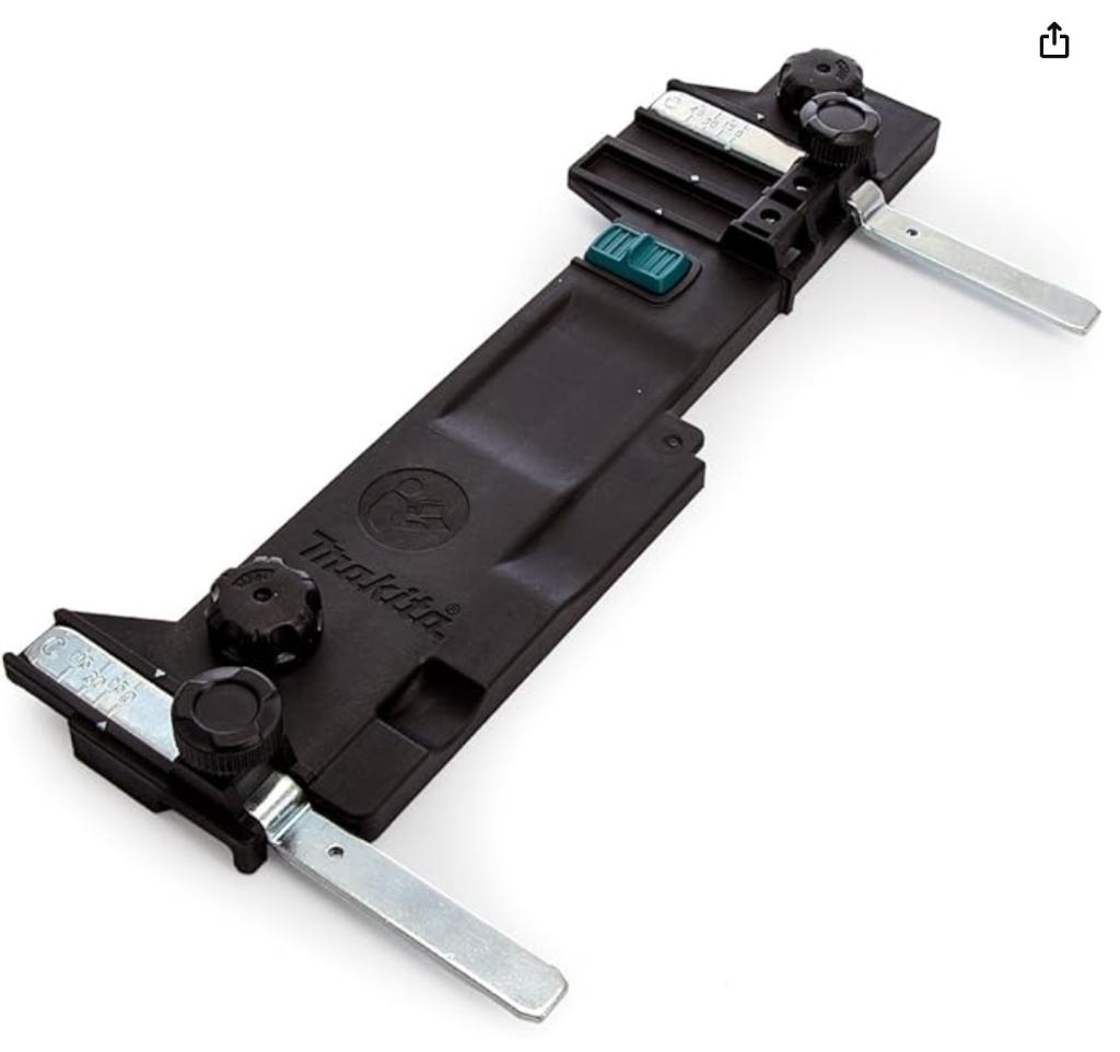 Makita 197005-0 Geleidingsrail Adapter Set - Zwart/Blauw, Cirkelzaag, 70 mm of meer, Nieuw, Ophalen of Verzenden
