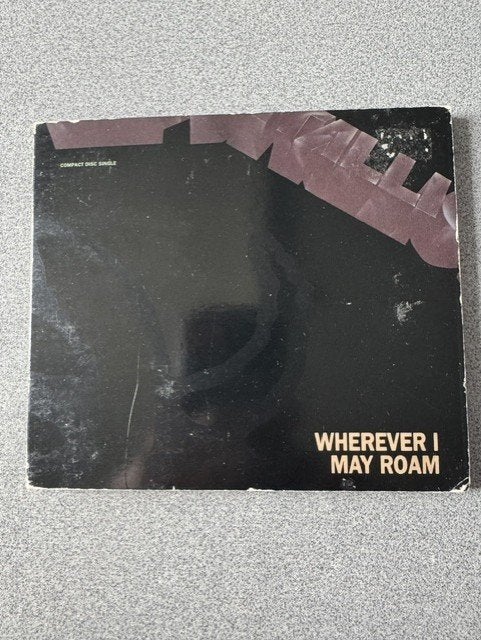 METALLICA - wherever i may roam CD MAXI SINGLE 1992 UK, Gebruikt, Digipak, Ophalen of Verzenden, Rock en Metal