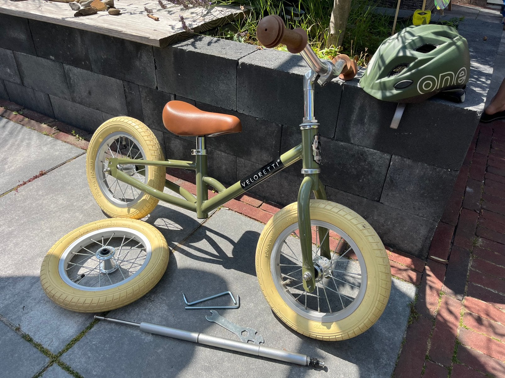 Veloretti Tricycle en loopfiets!, Ophalen, Zo goed als nieuw, Loopfiets