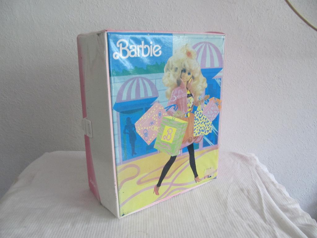 Vintage Barbie koffer opbergkoffer 1989-1990, Ophalen of Verzenden, Gebruikt, Accessoires