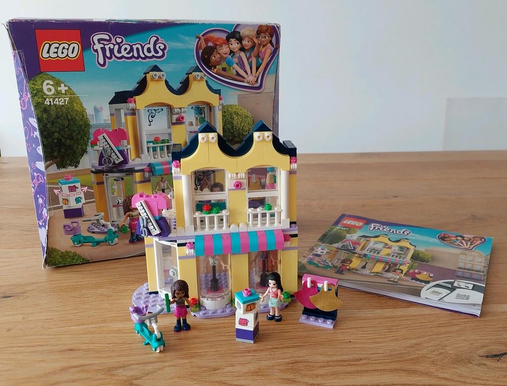 Lego Friends 41427 Emma's modewinkel, Lego, Friends, Ophalen of Verzenden, Zo goed als nieuw