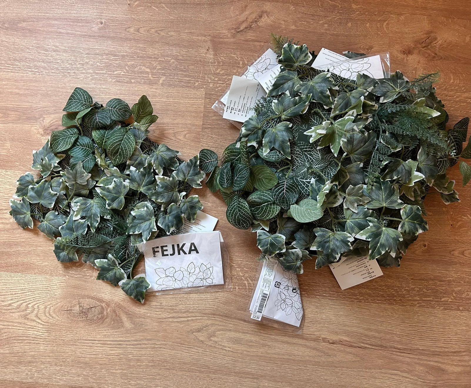 IKEA FEJKA wand kunstplant 6 stuks, Groen, 26 cm, Nieuw, Ophalen of Verzenden