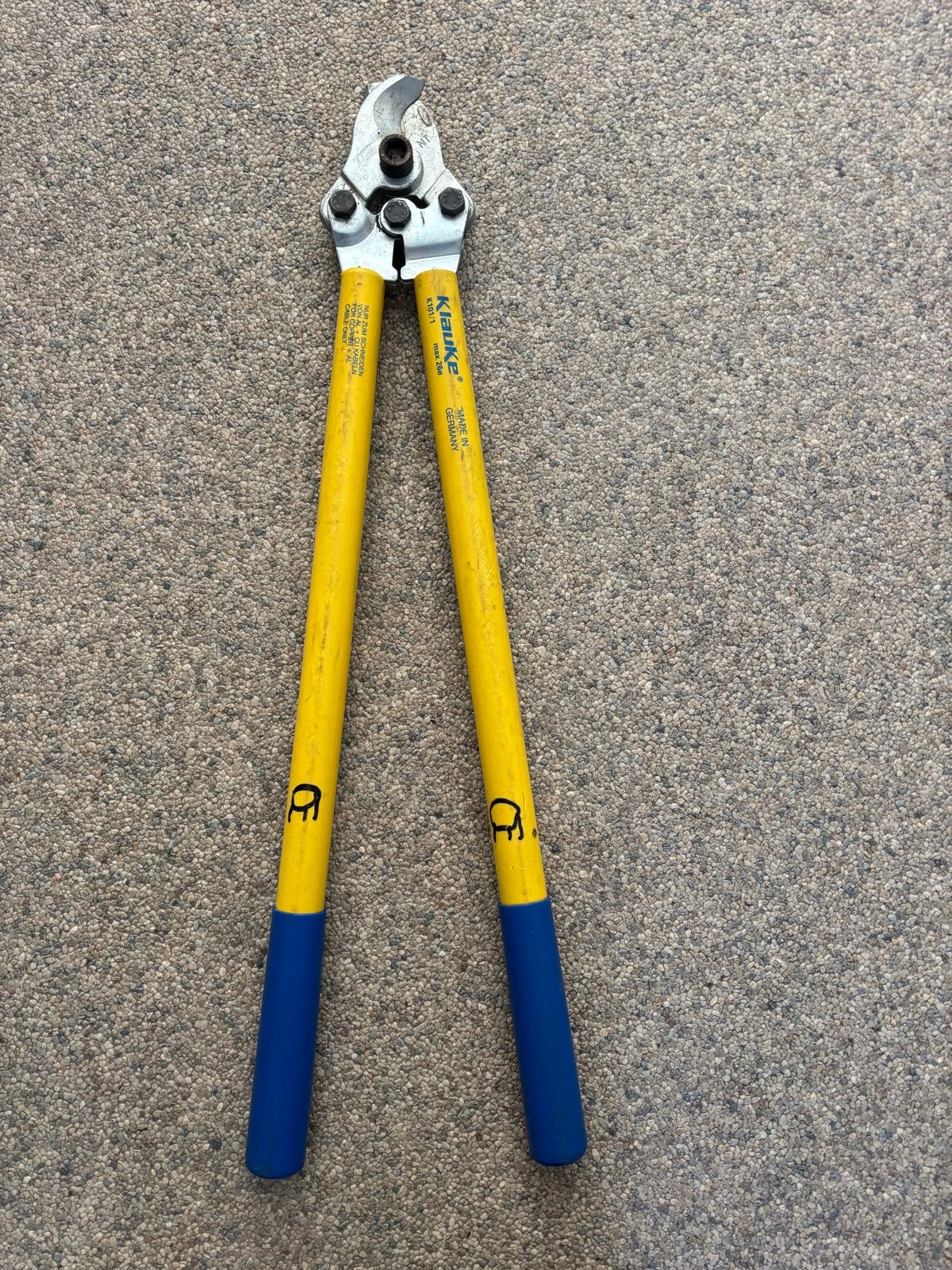 Klauke K101/1 Kabelschaar - Made in Germany, Ophalen, Gebruikt, Snijgereedschap, Overige merken