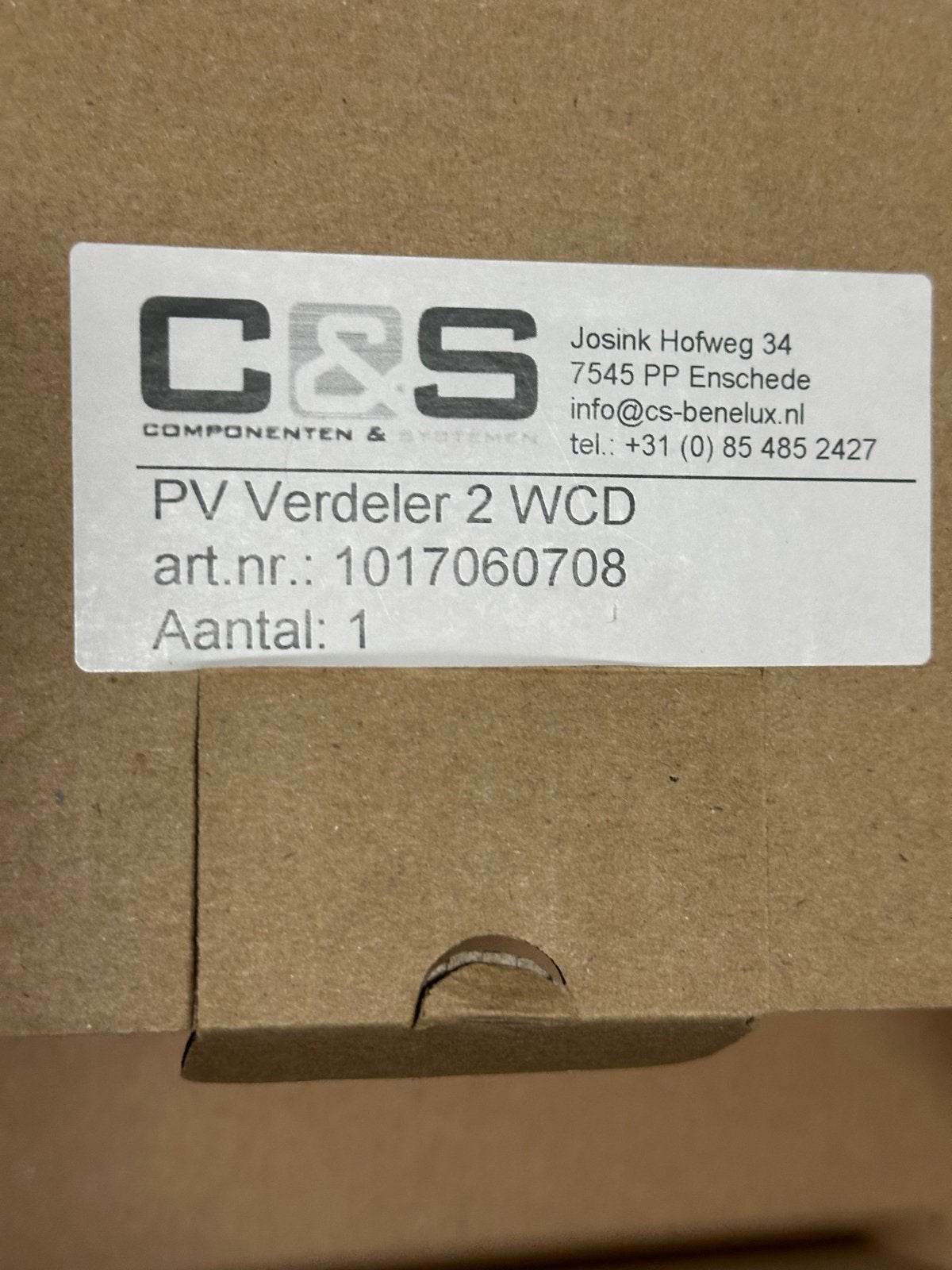 Nieuwe PV verdeler / kleine uitbouw kast bedraad, Ophalen of Verzenden, Nieuw, Overige merken, Overige typen